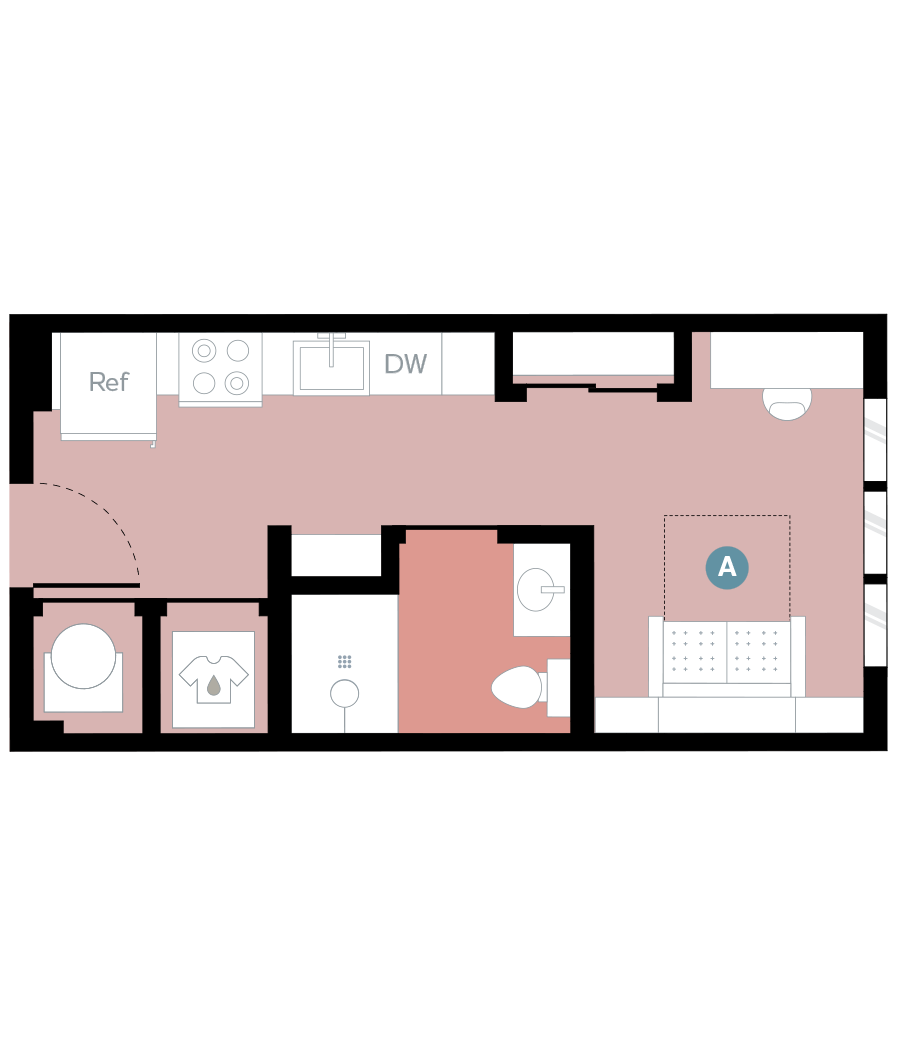 Rendering for Murphy C floor plan