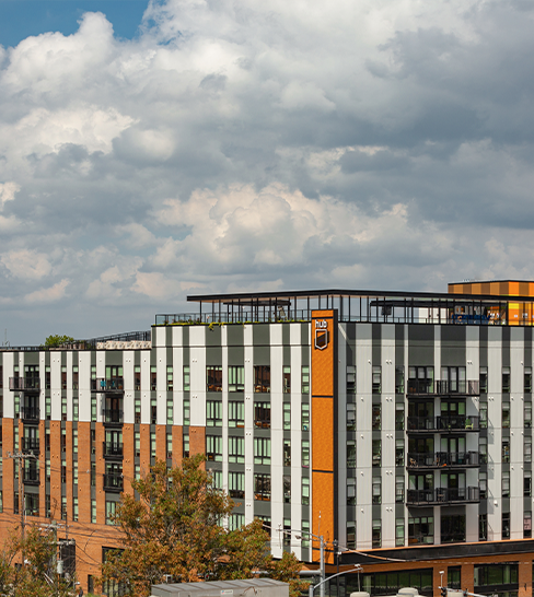 The exterior of Hub Lexington Limestone