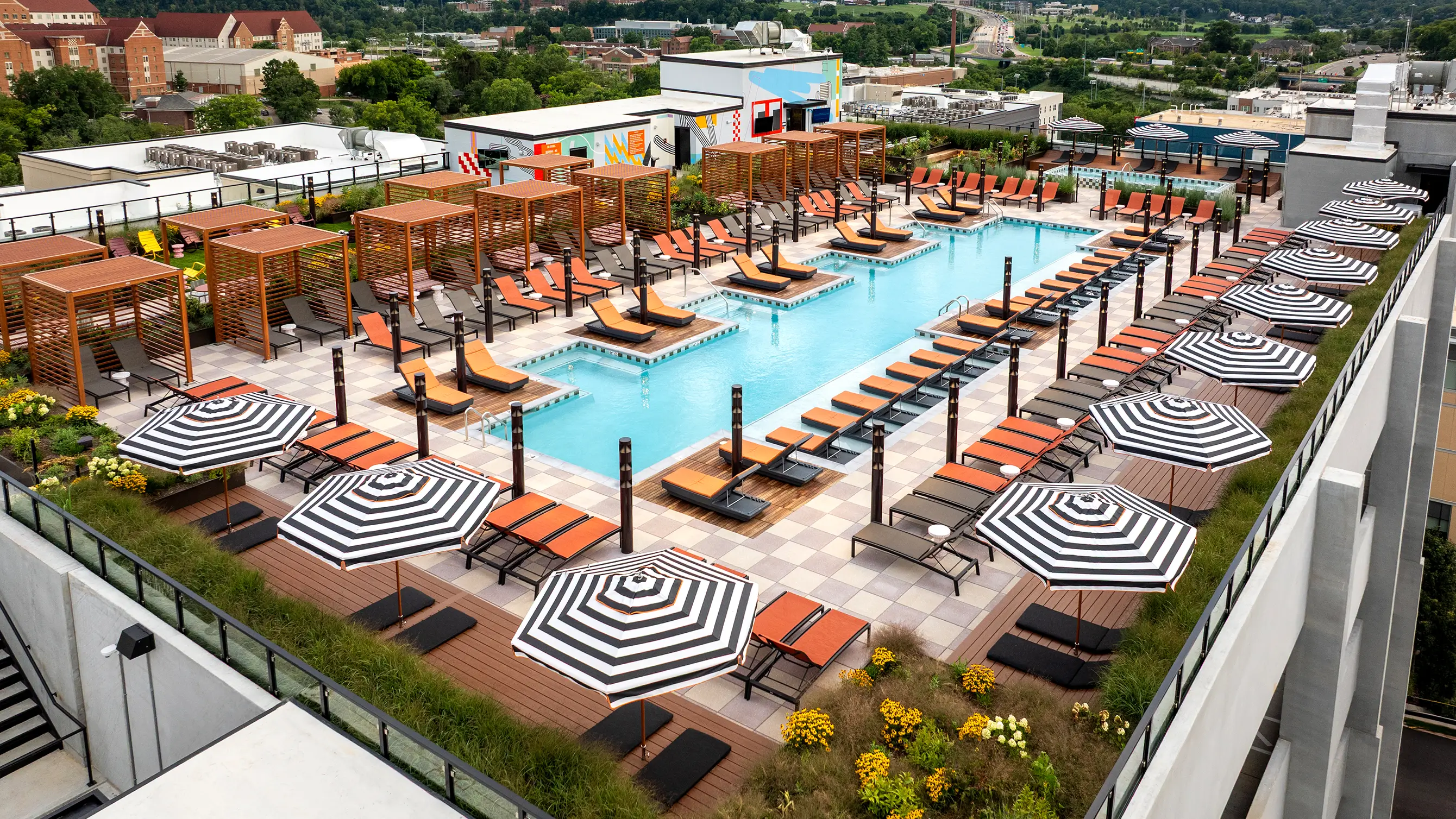 resort style pool