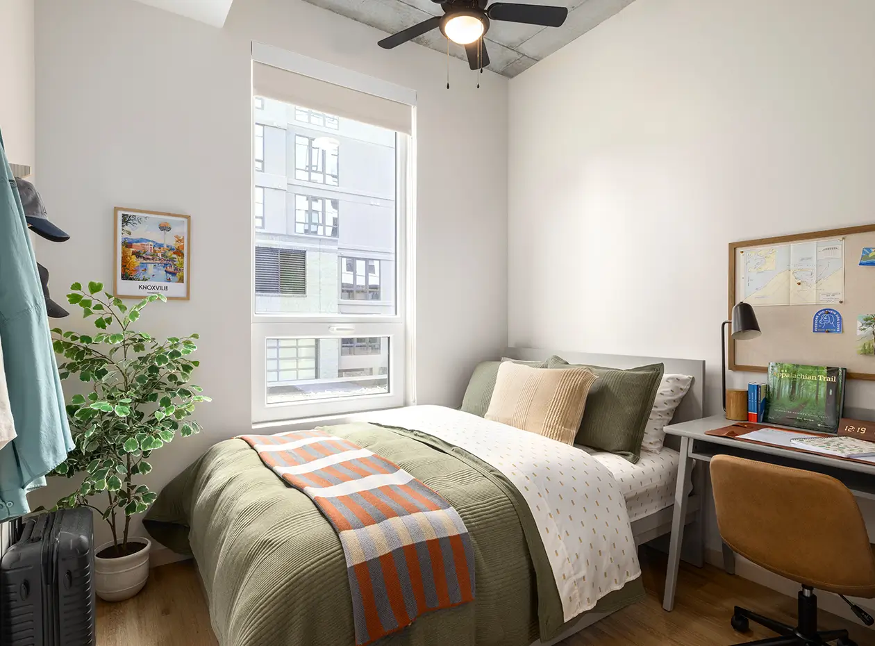 Furnished bedroom