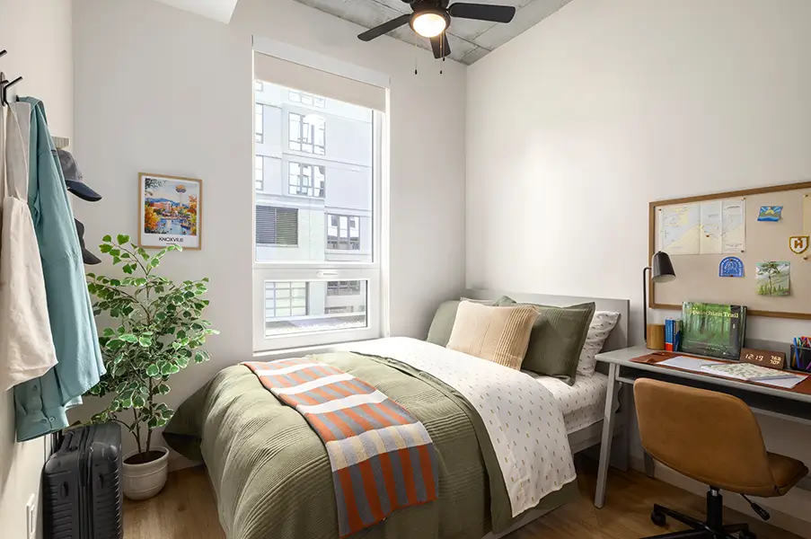furnished bedroom