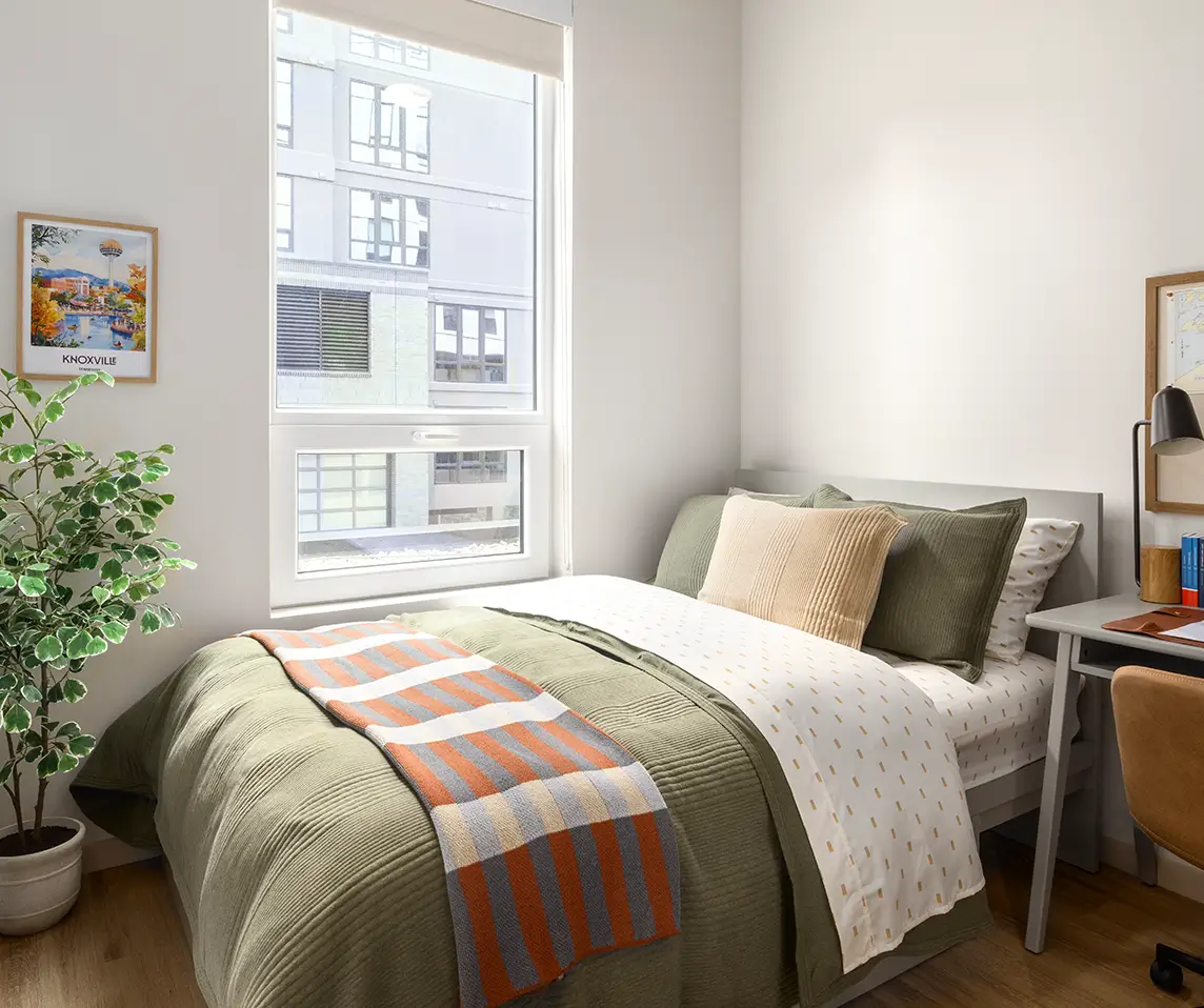 Furnished bedroom